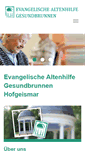 Mobile Screenshot of gesundbrunnen.org
