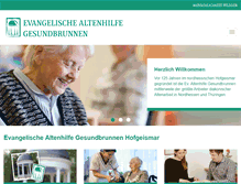 Tablet Screenshot of gesundbrunnen.org